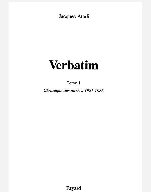 Chroniques des années 1981-1986
