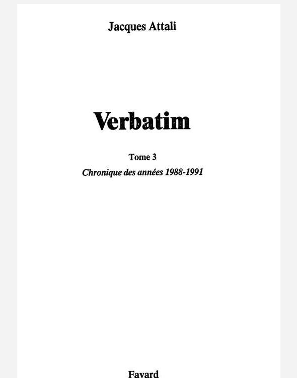 Chronique des années 1988-1991
