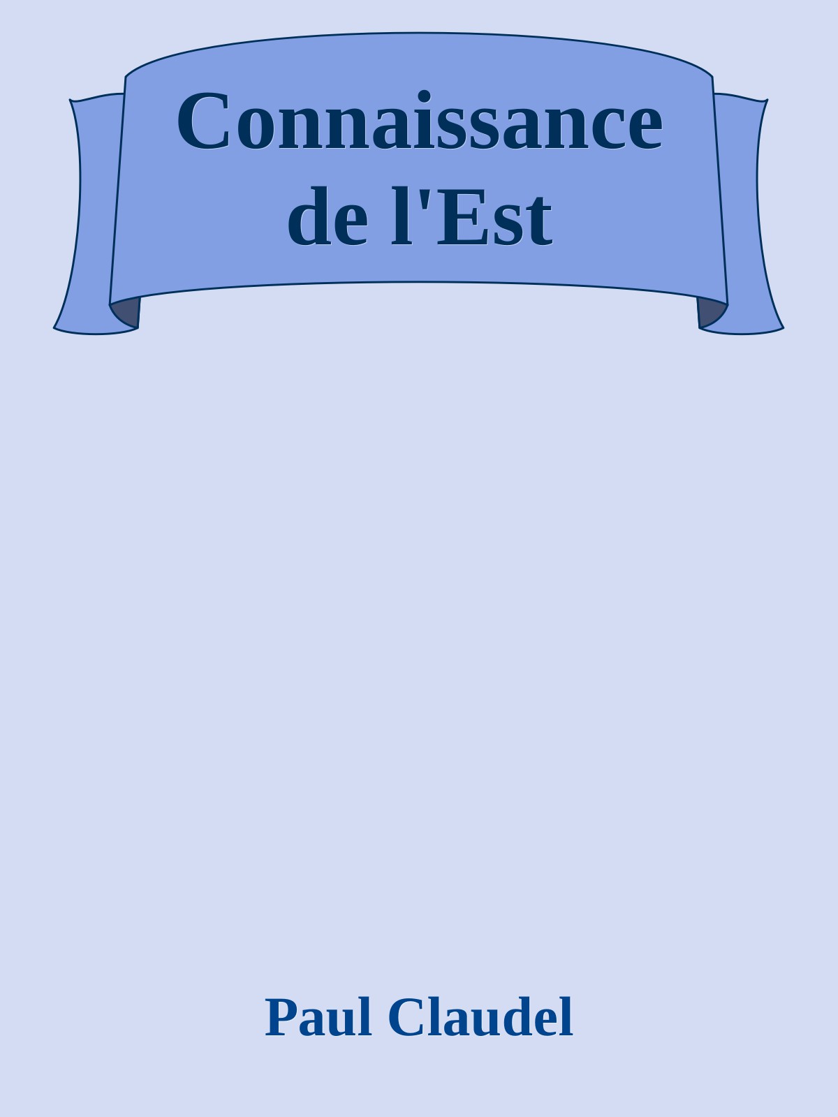 Connaissance de l'Est