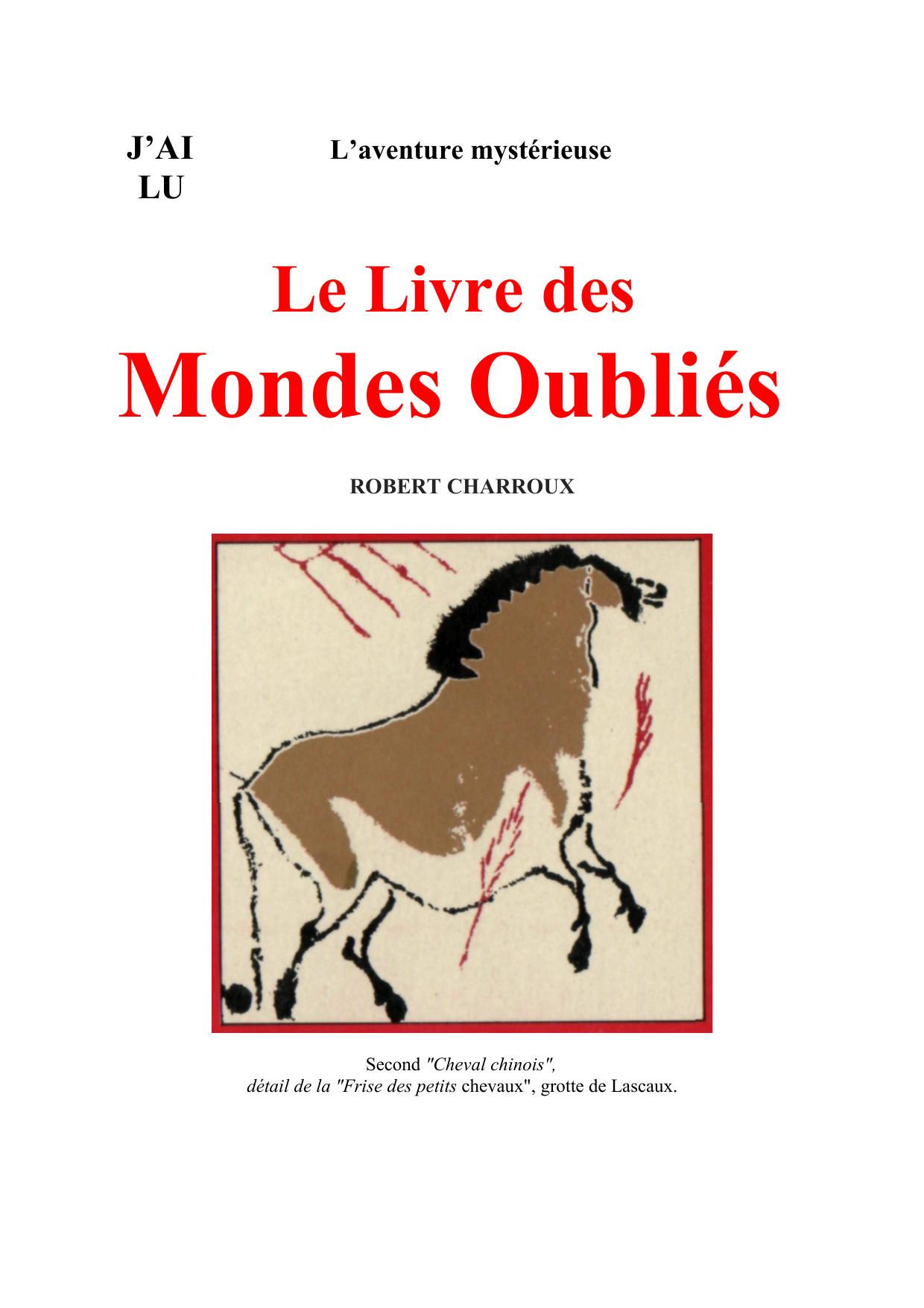 Le Livre des mondes Oubliés