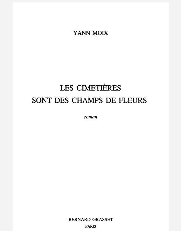 Les cimetières sont des champs de fleurs