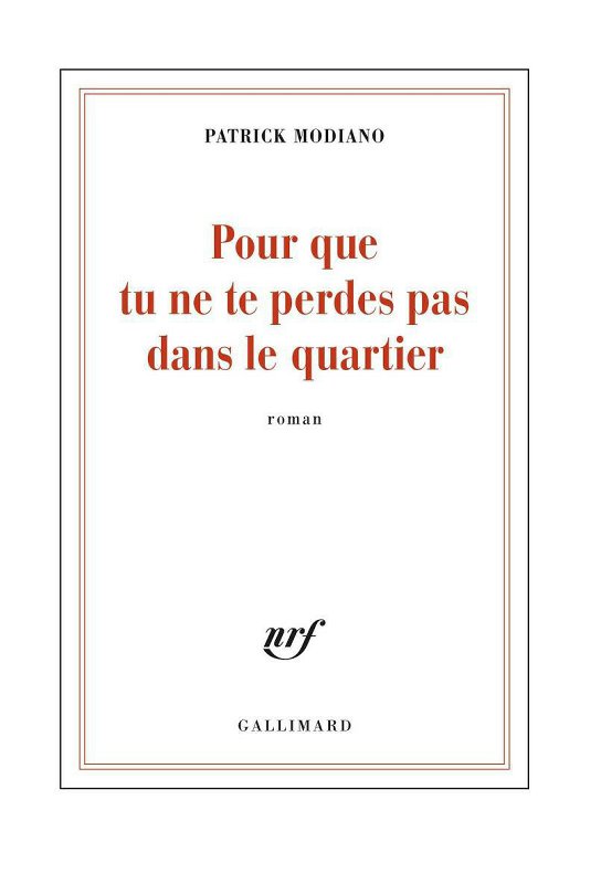Pour que tu ne te perdes pas dans le quartier