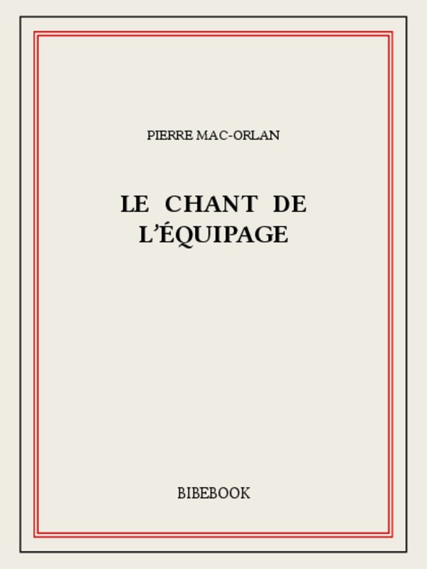 Le chant de l’équipage