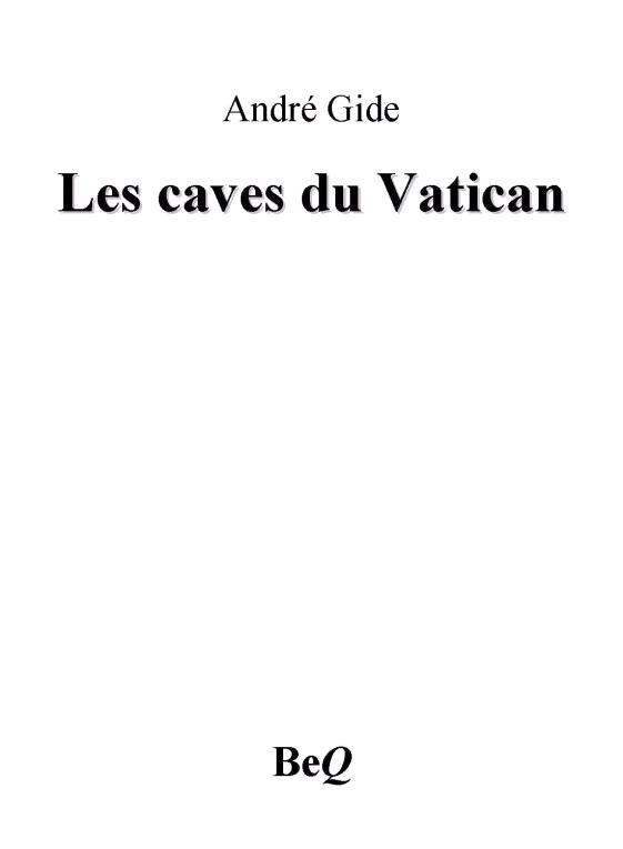 Les caves du Vatican