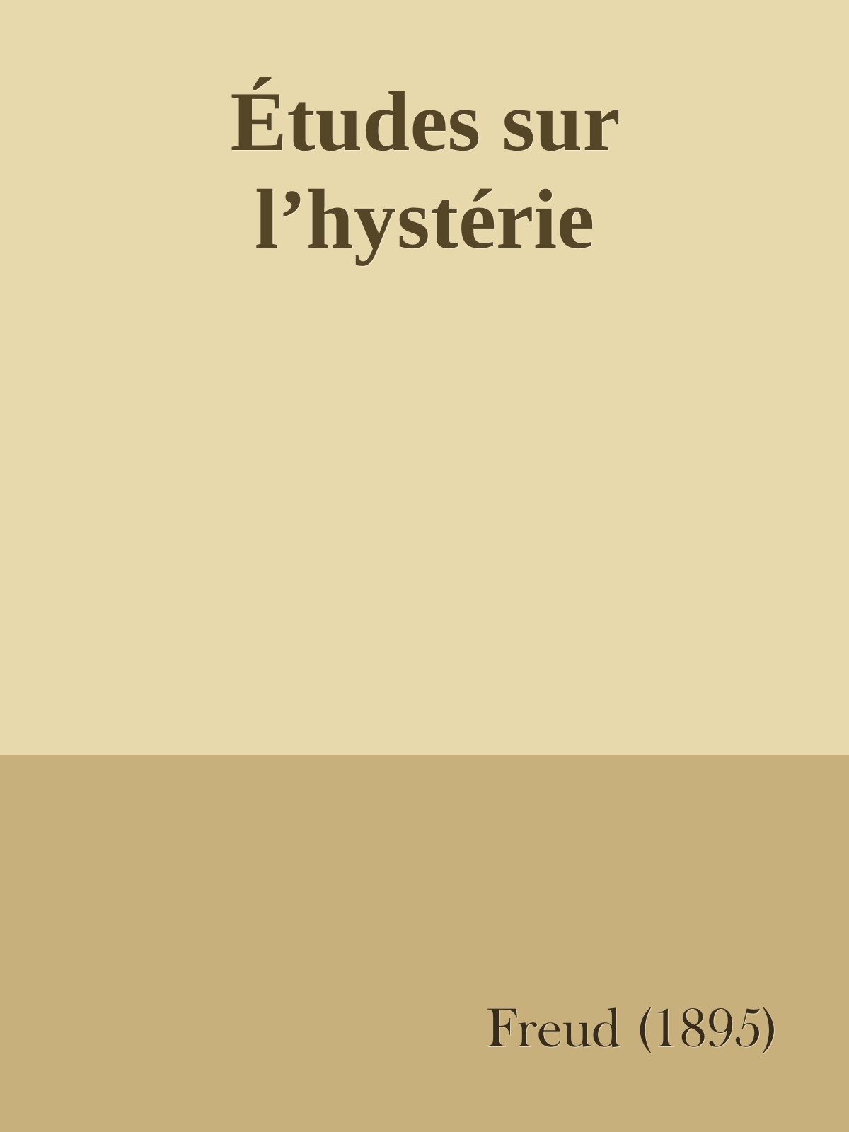 Études sur l’hystérie