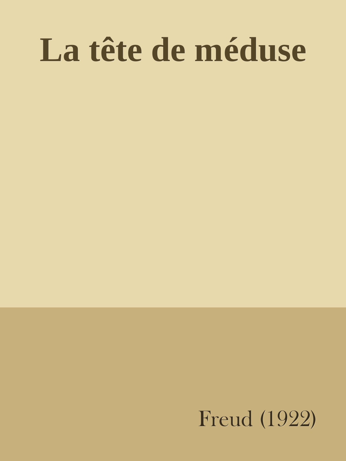 La tête de méduse