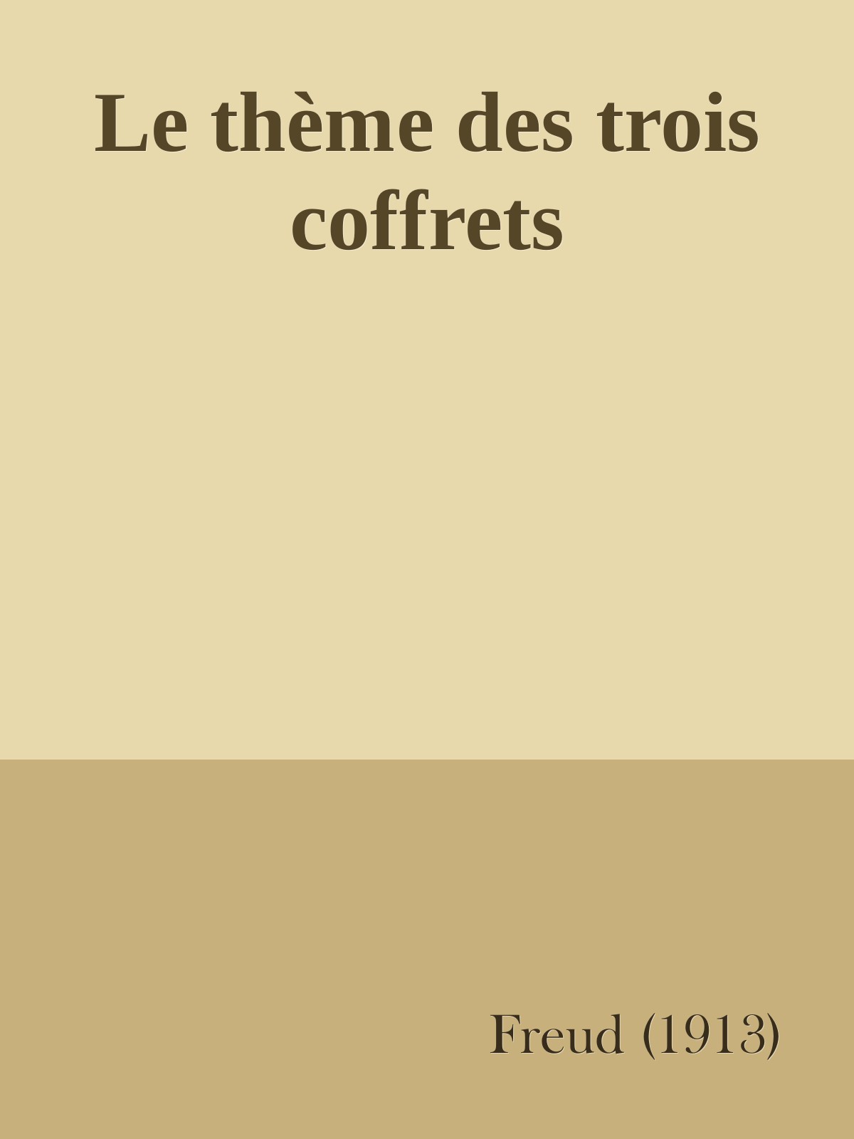 Le thème des trois coffrets
