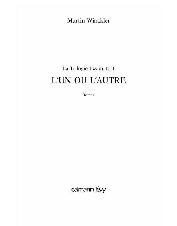 L'Un Ou L'Autre