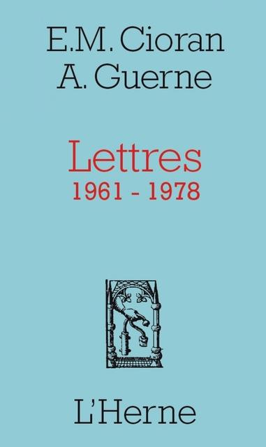 Lettres, 1961-1978