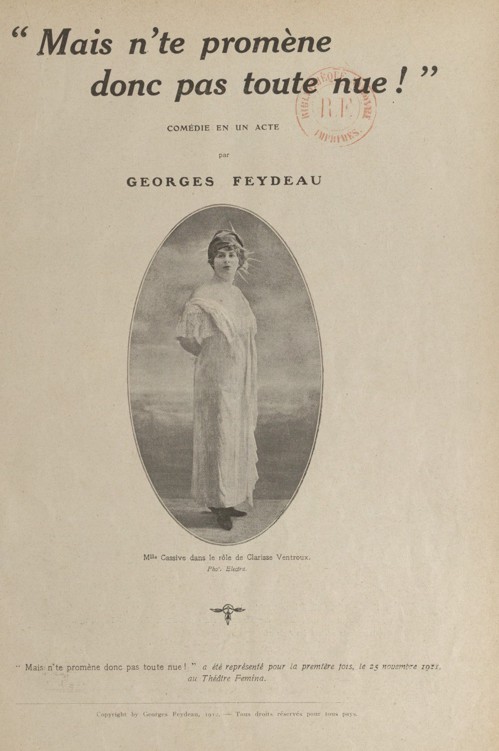 Mais n’te promène donc pas toute nue