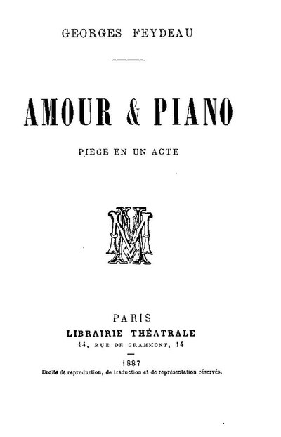 Amour et piano