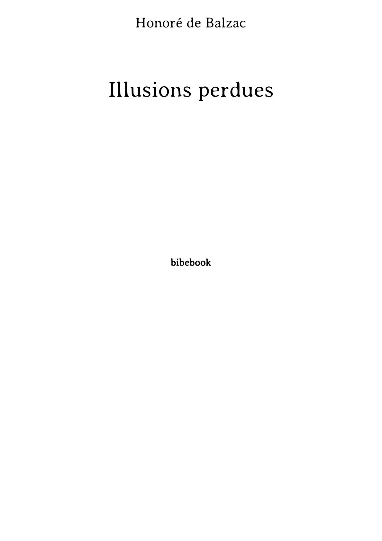 Illusions perdues