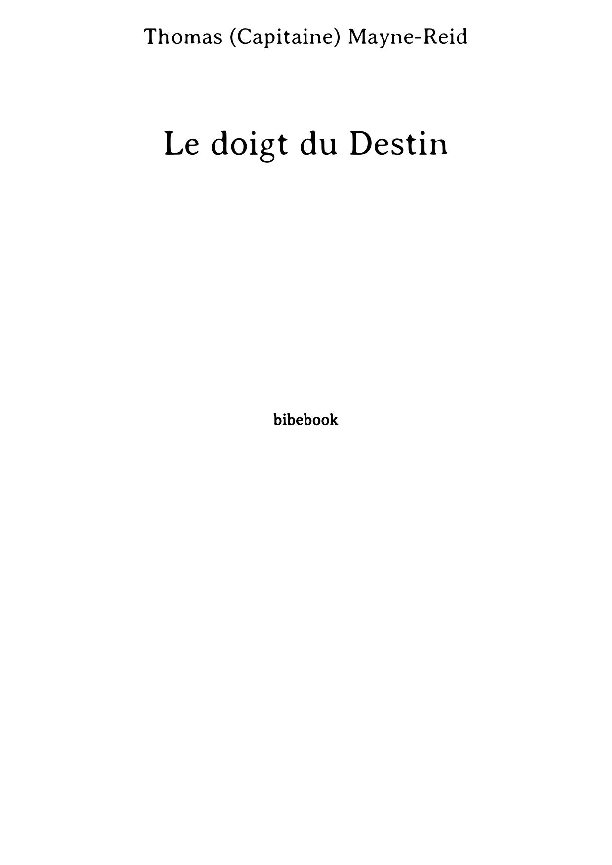 Le doigt du Destin