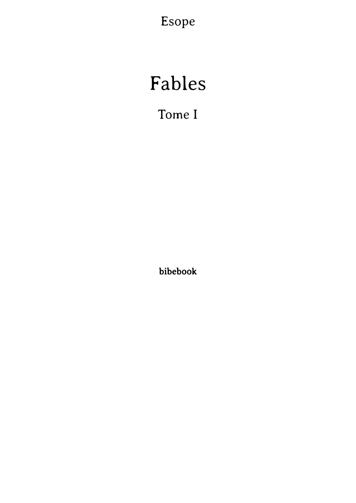 Fables - Tome I