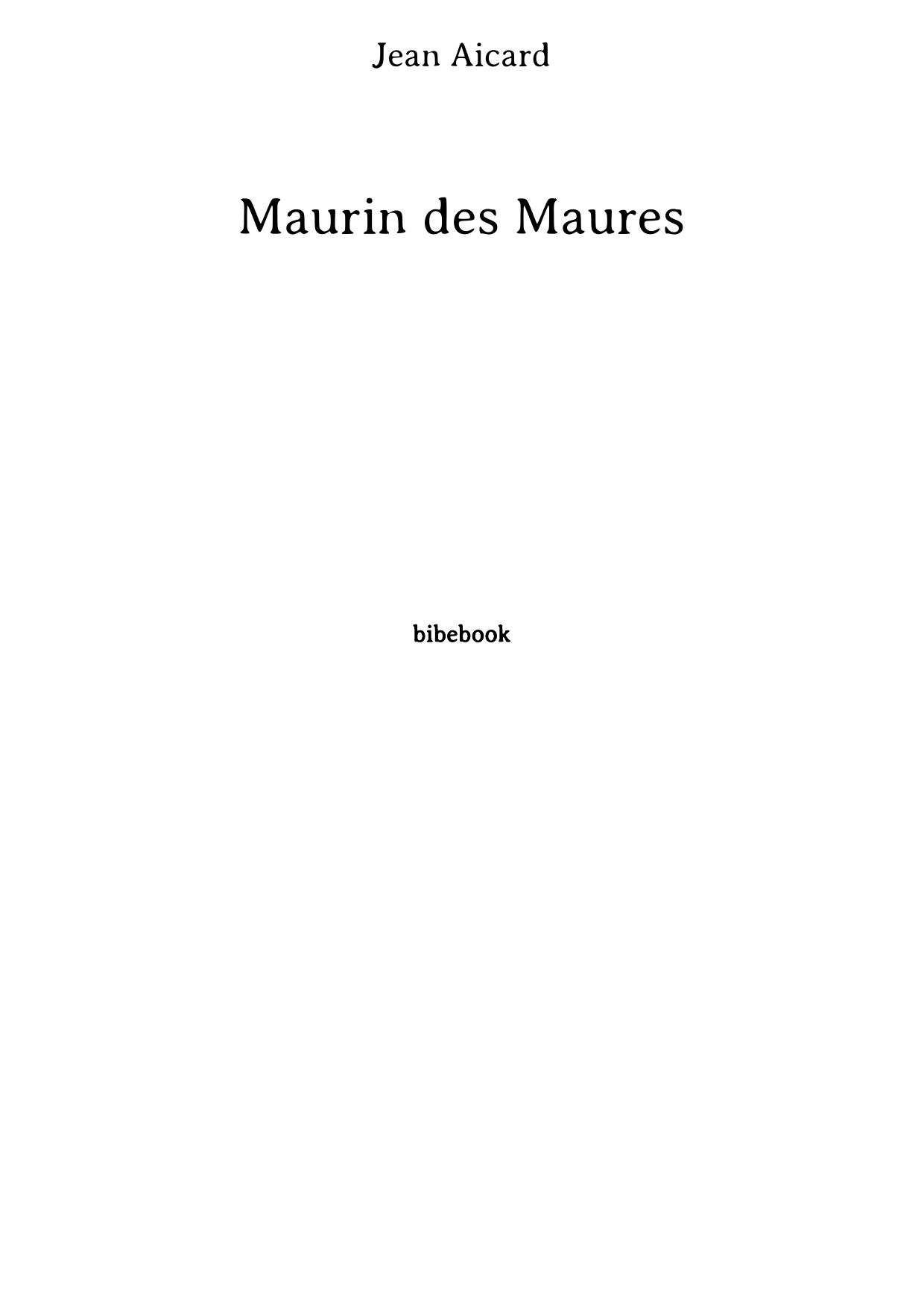 Maurin des Maures