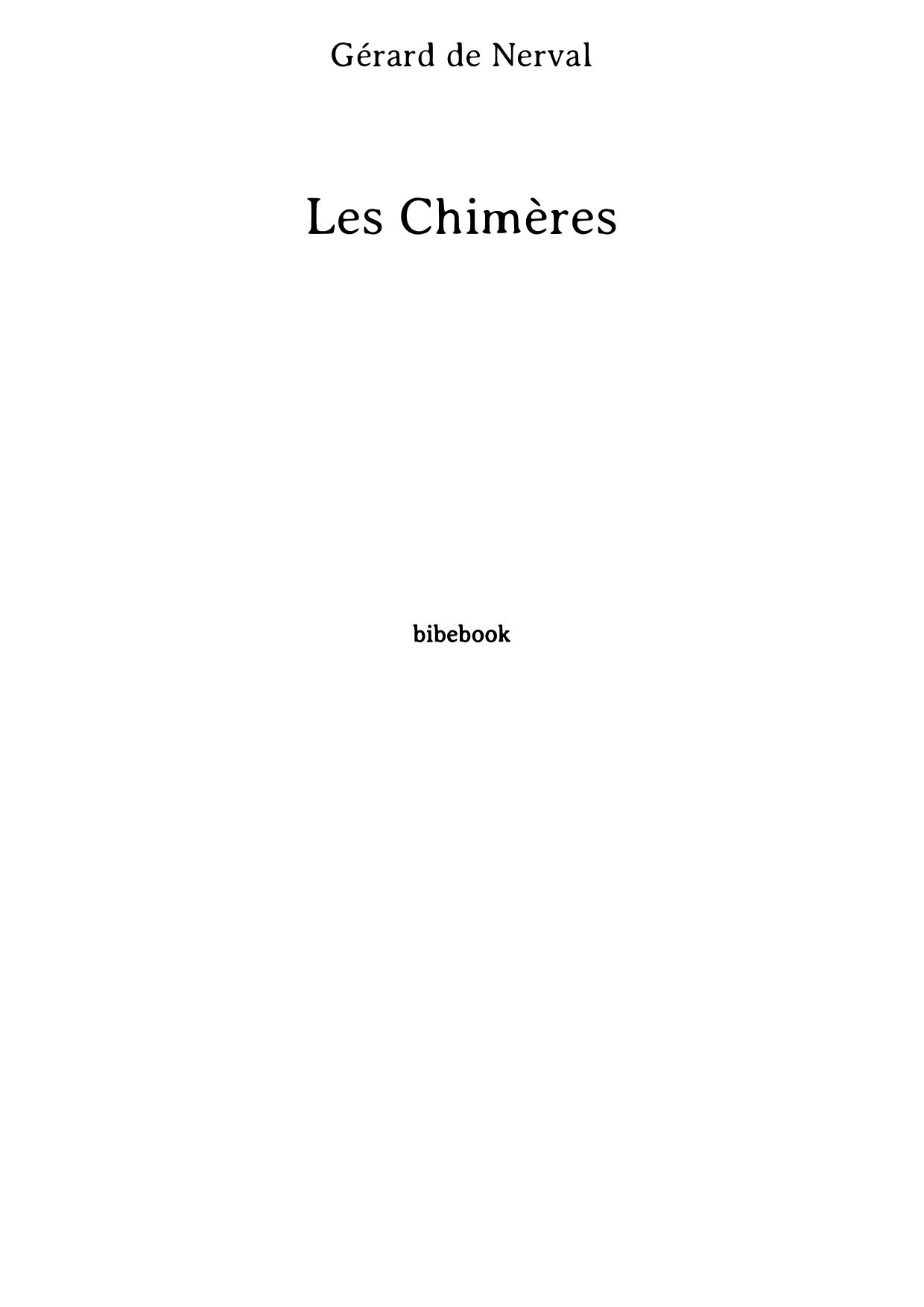 Les Chimères
