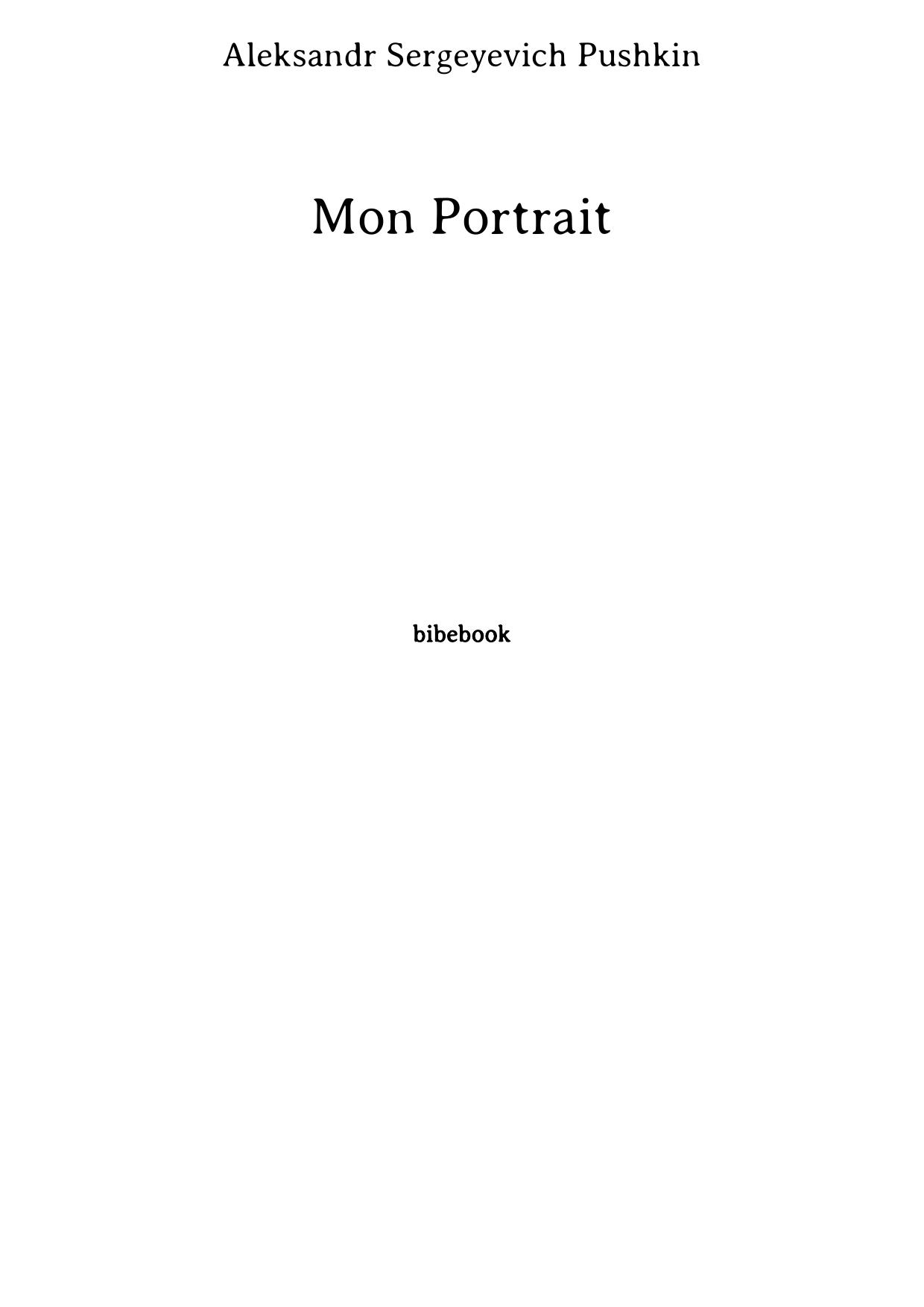 Mon Portrait