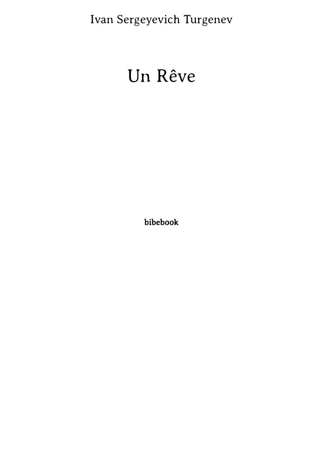 Un Rêve