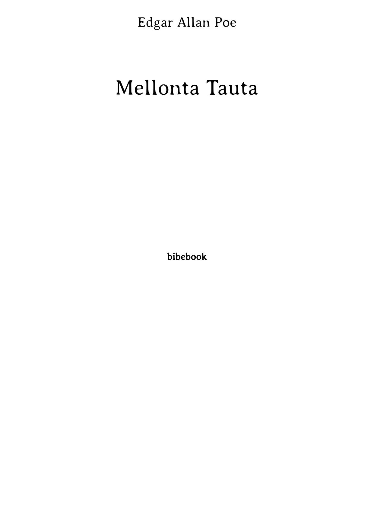 Mellonta Tauta