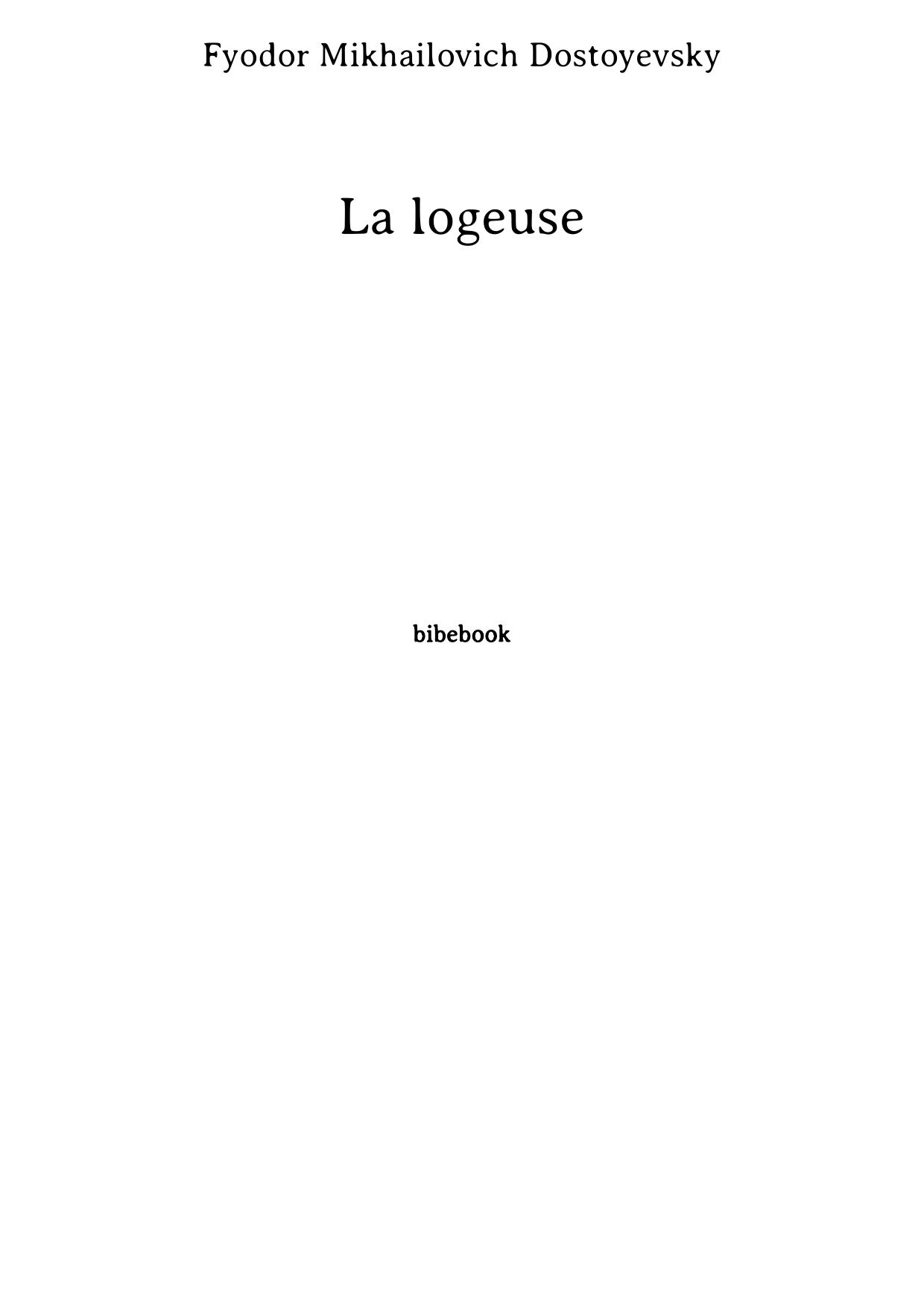 La logeuse