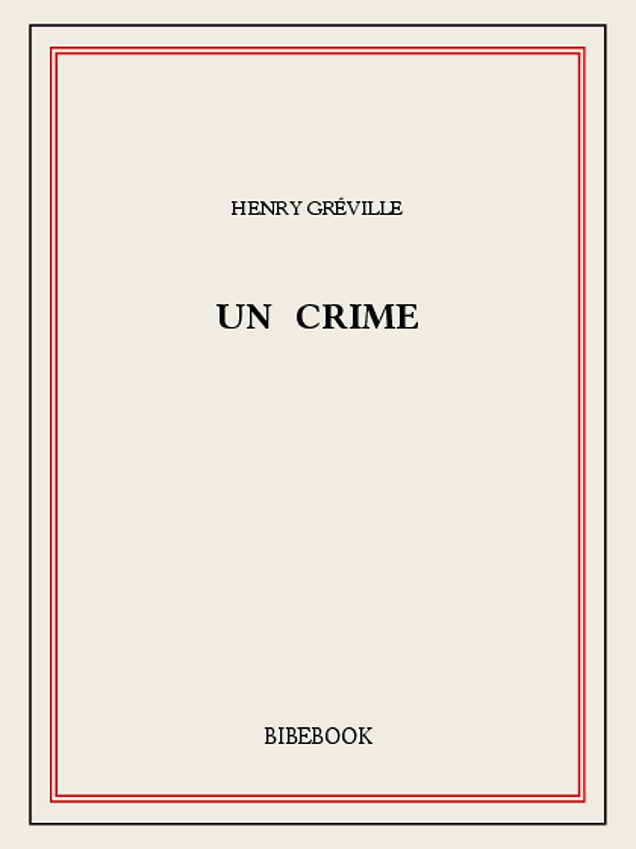 Un crime