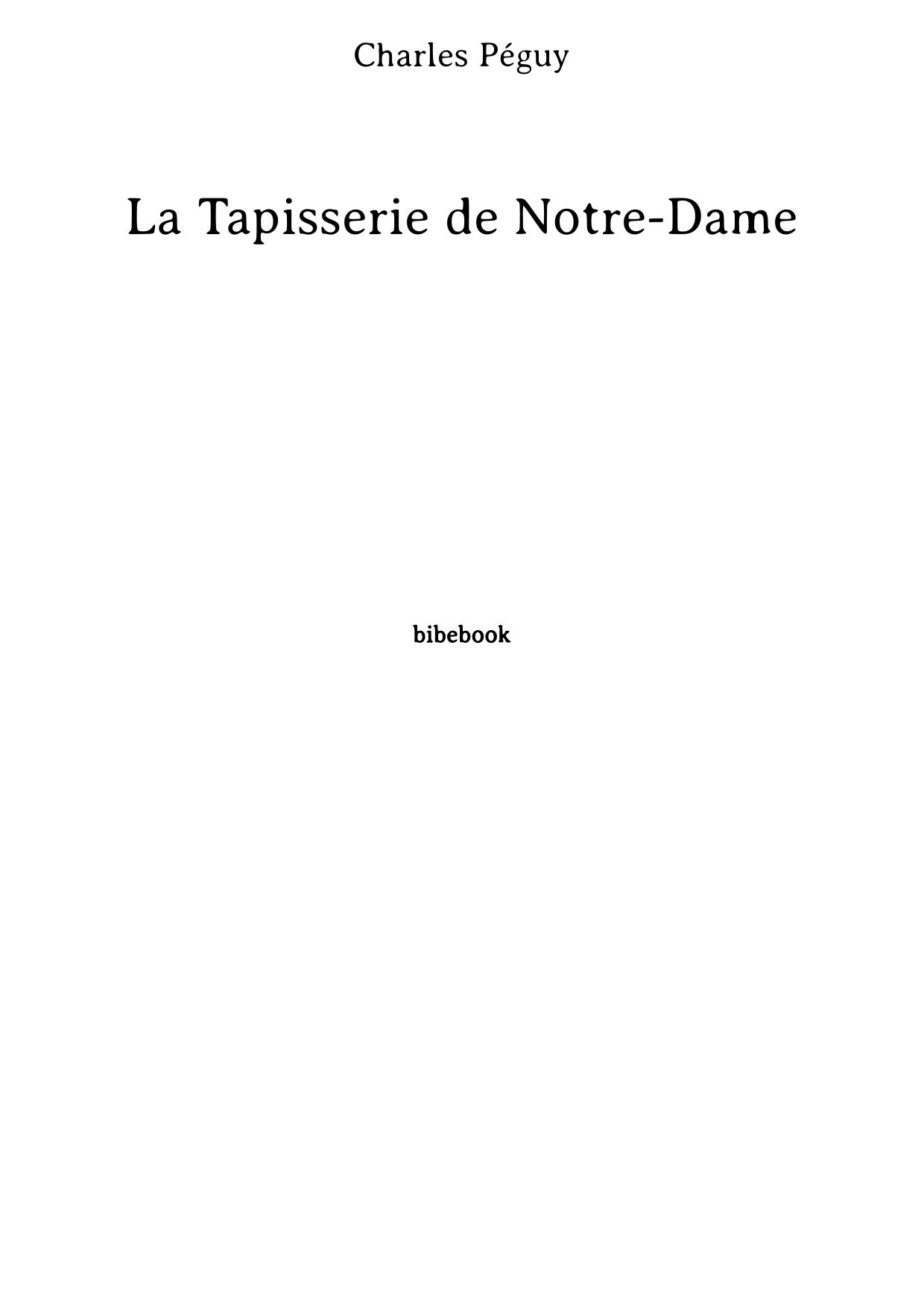 La Tapisserie de Notre-Dame