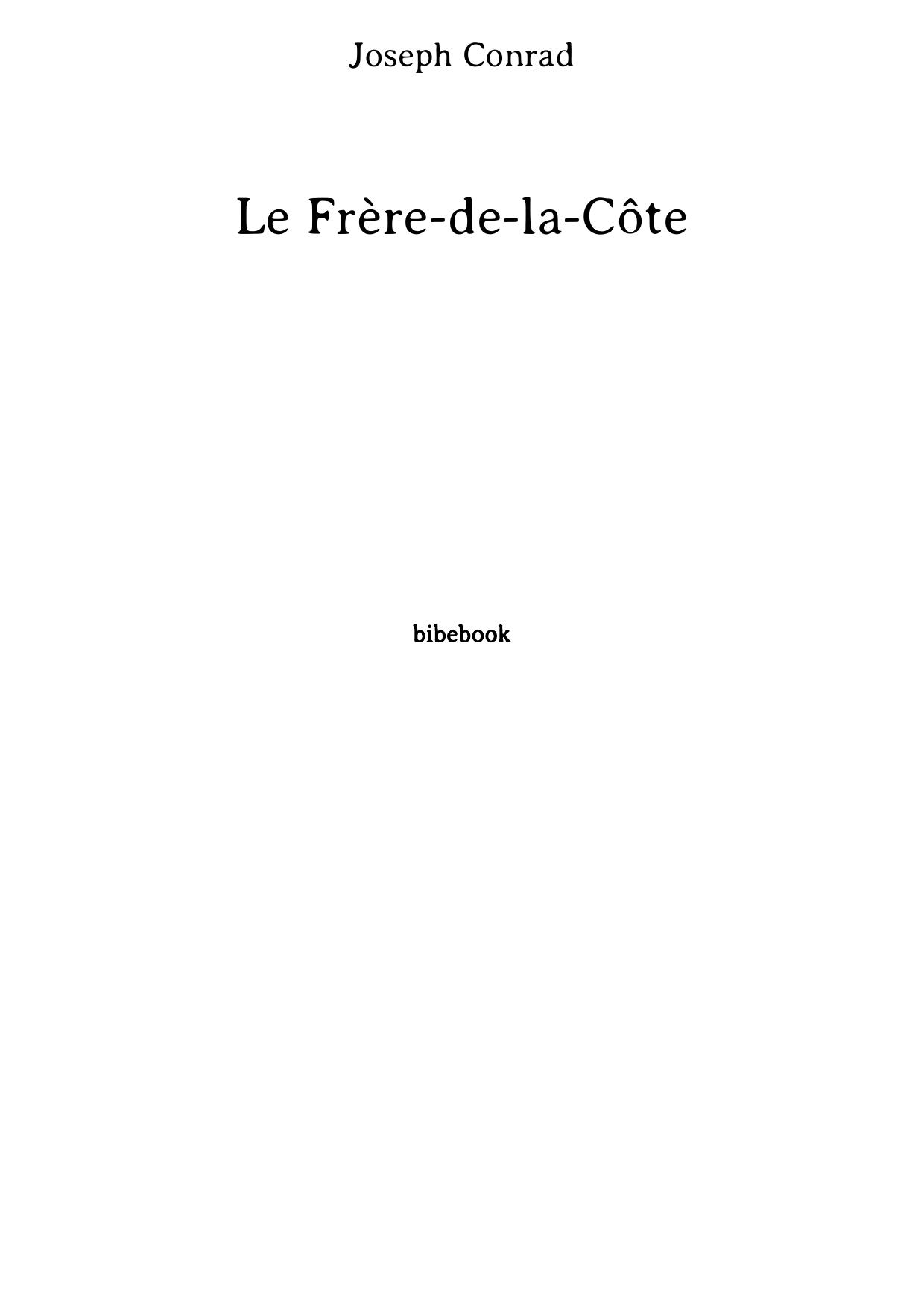 Le Frère-de-la-Côte