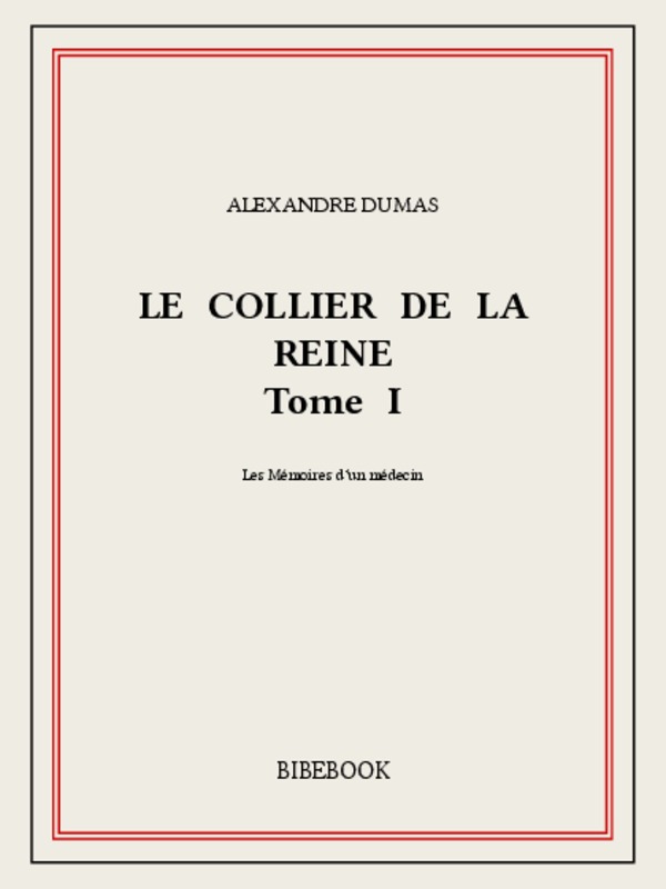 Le collier de la reine I