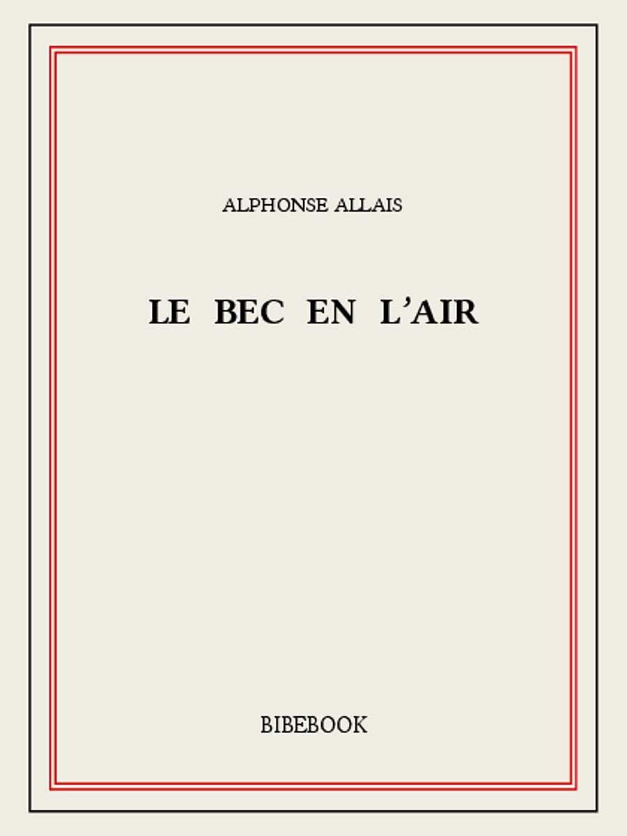 Le bec en l'air