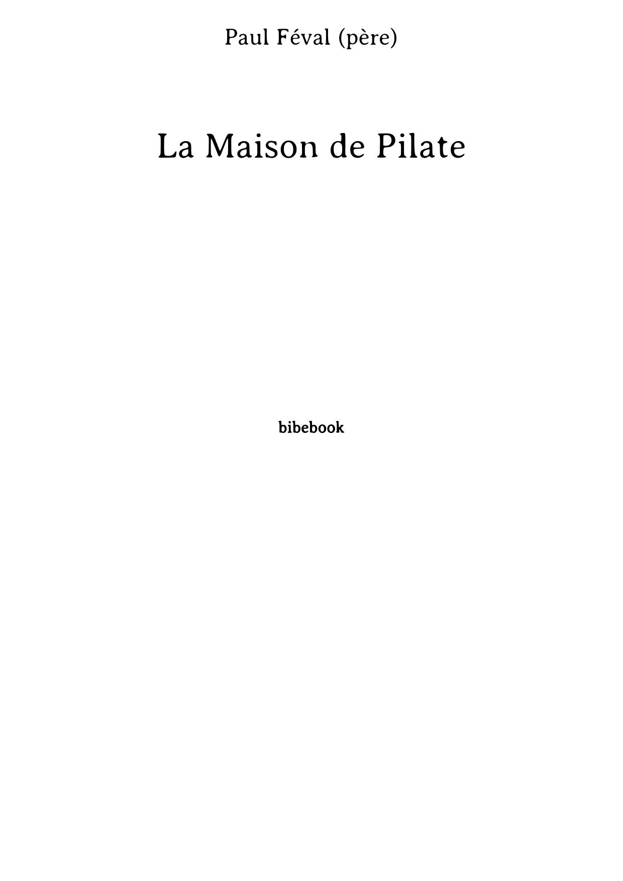La Maison de Pilate