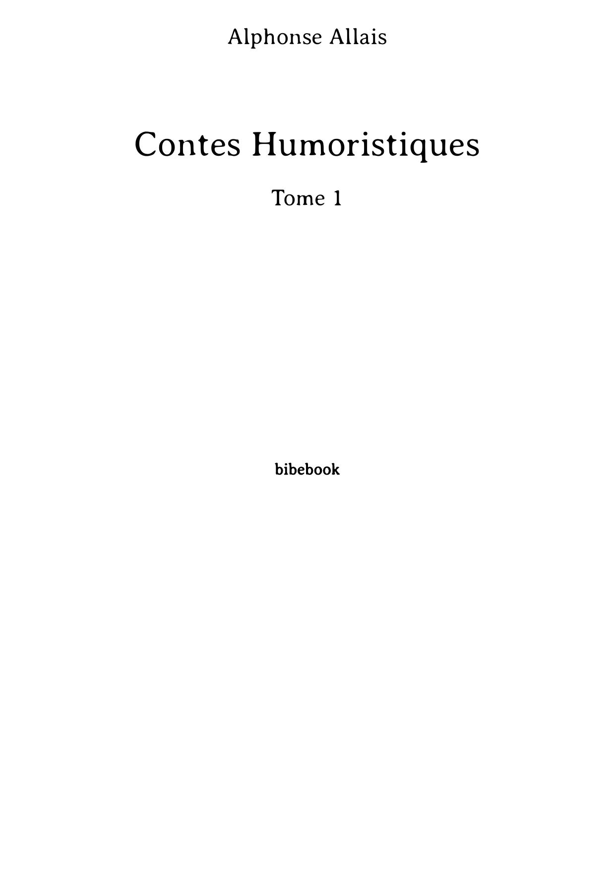 Contes Humoristiques - Tome 1