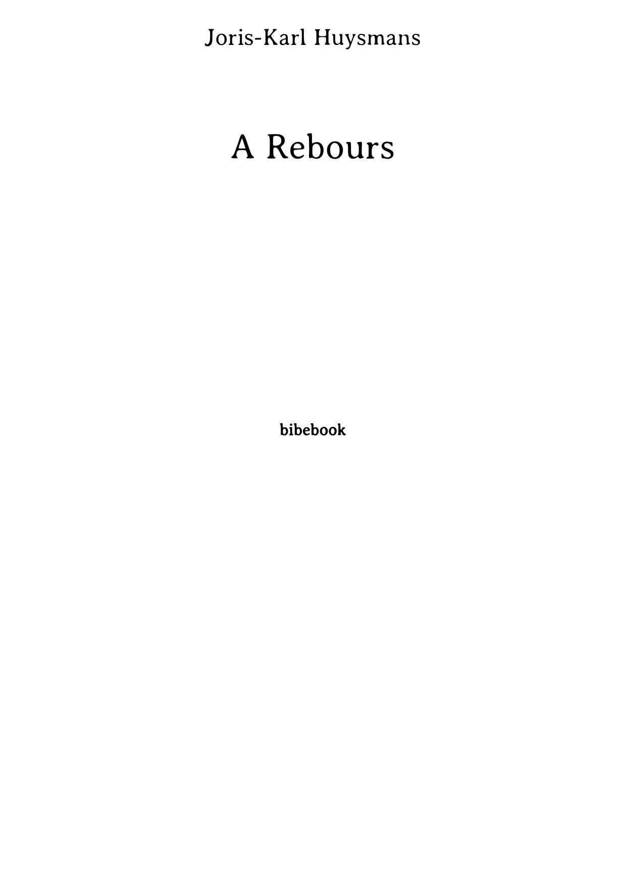À Rebours