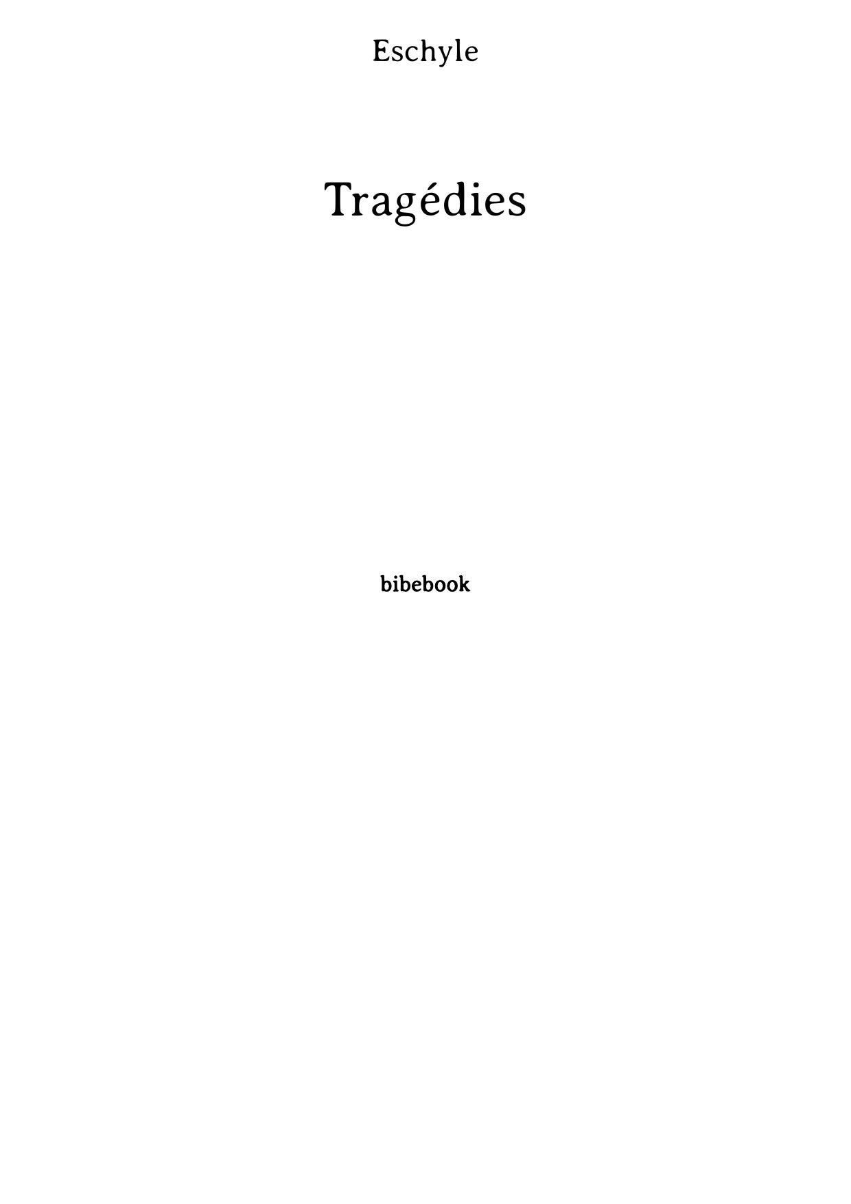 Tragédies