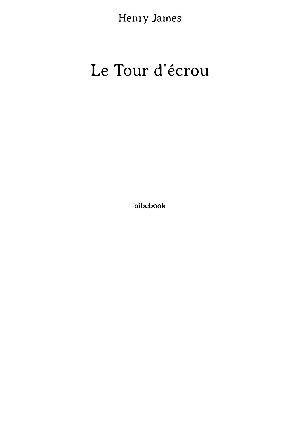Le Tour d'écrou