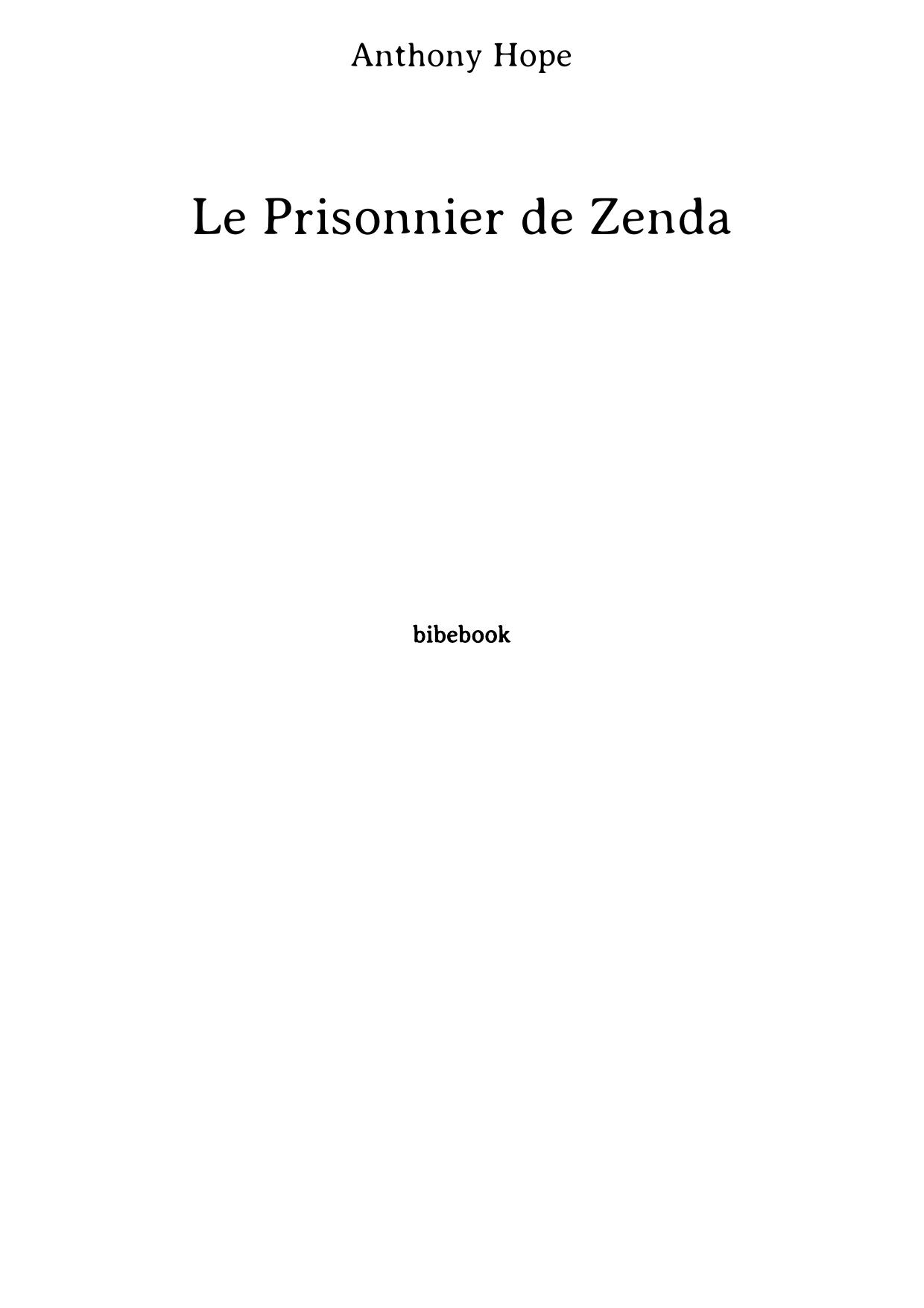 Le Prisonnier de Zenda