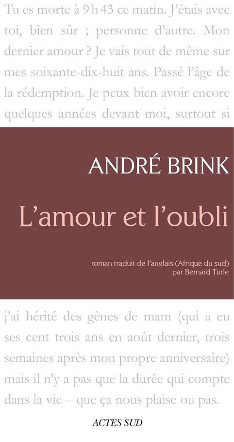 L'Amour Et L'Oubli