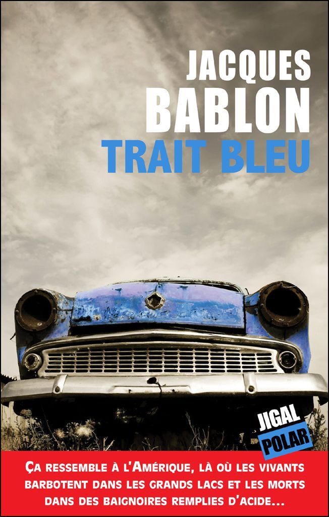Trait bleu