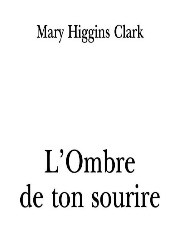 L'ombre de ton sourire