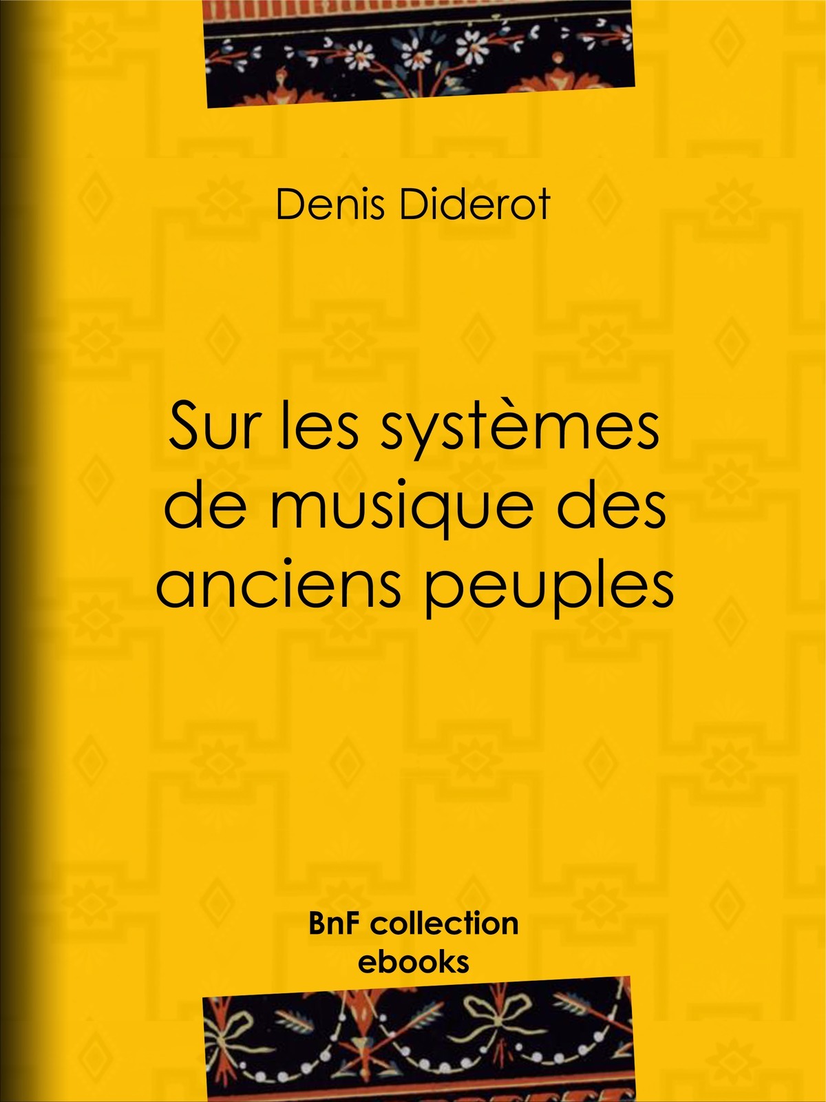 Sur les systèmes de musique des anciens peuples