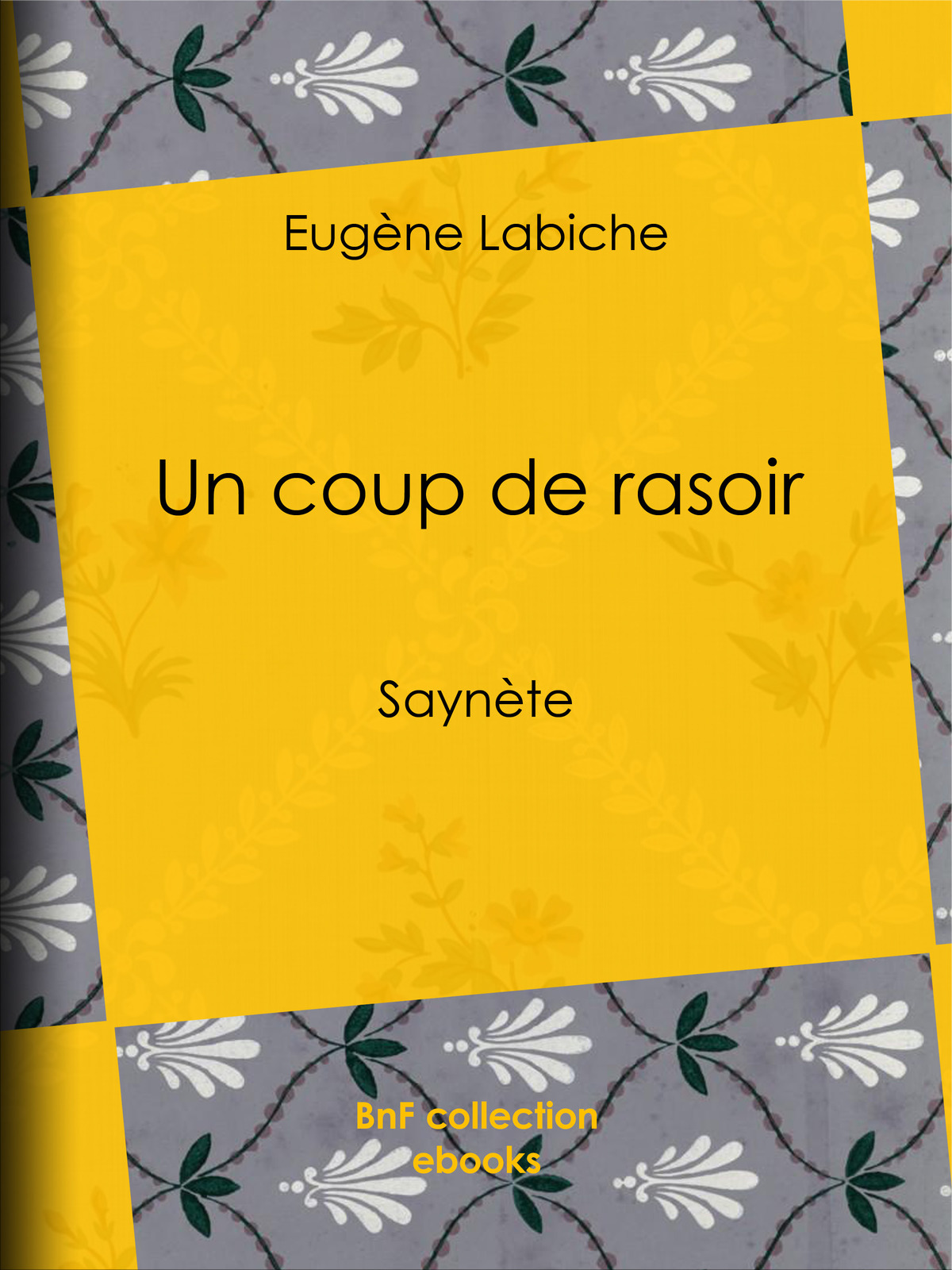 Un coup de rasoir - Saynète