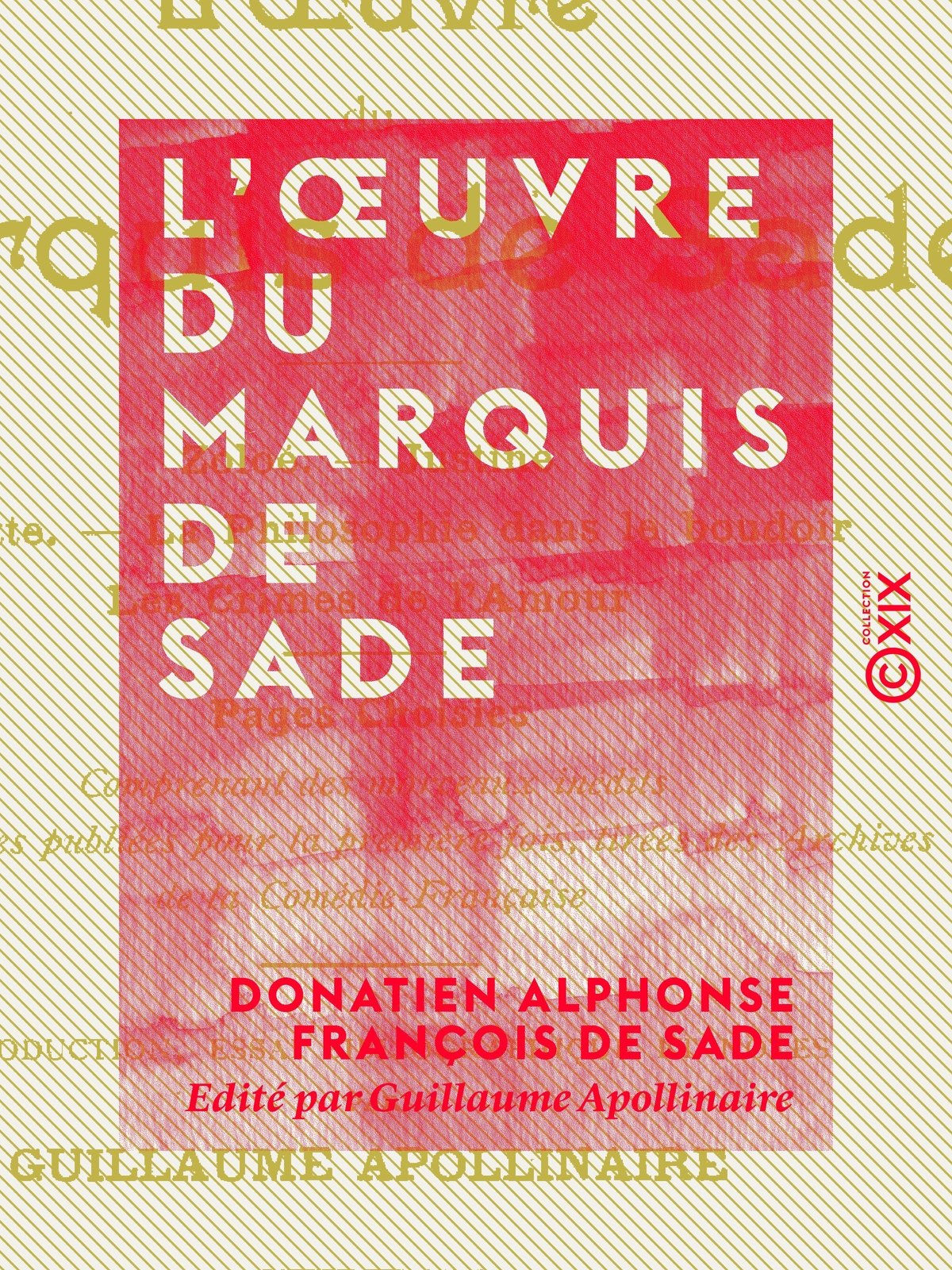 L'Œuvre du marquis de Sade