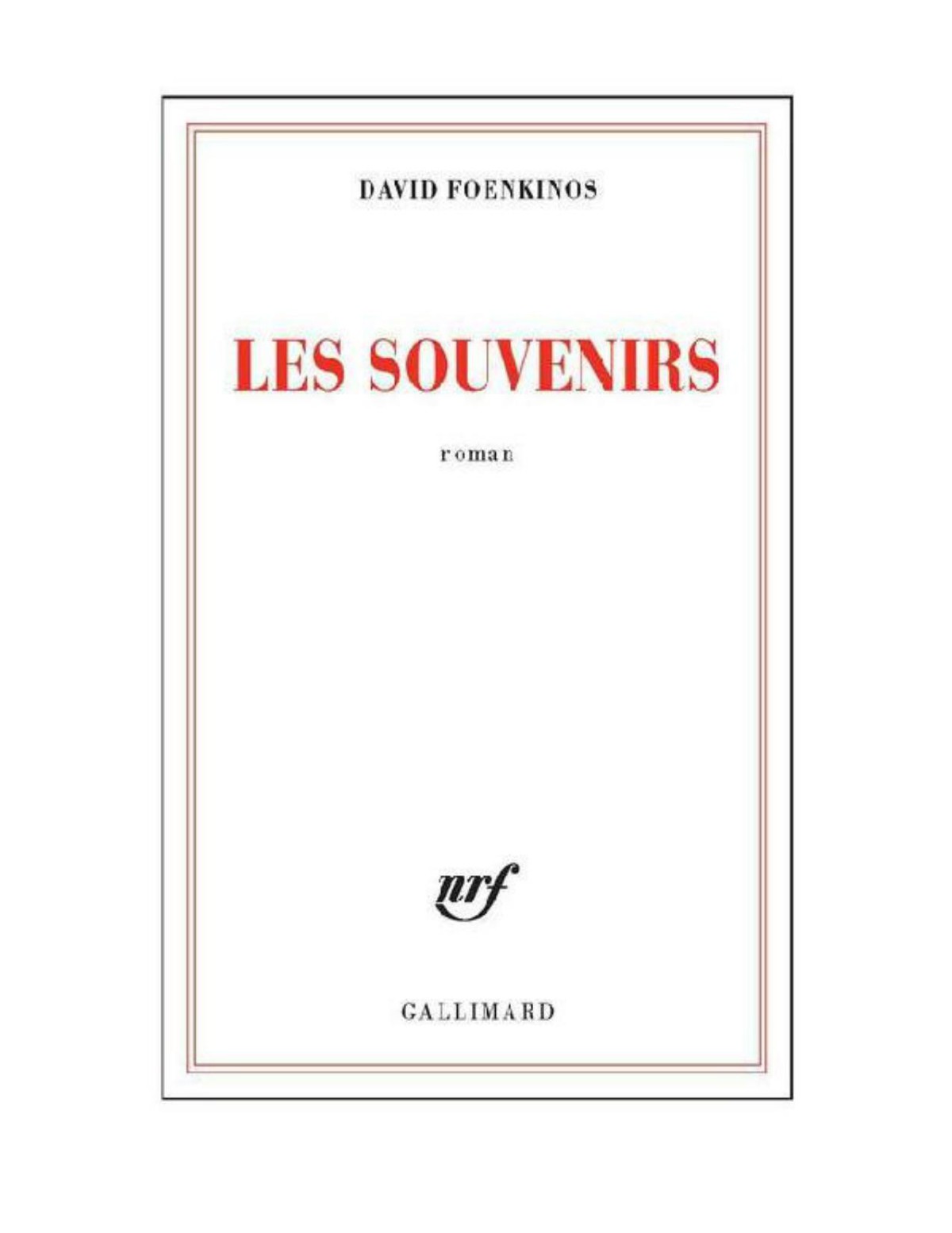Les Souvenirs