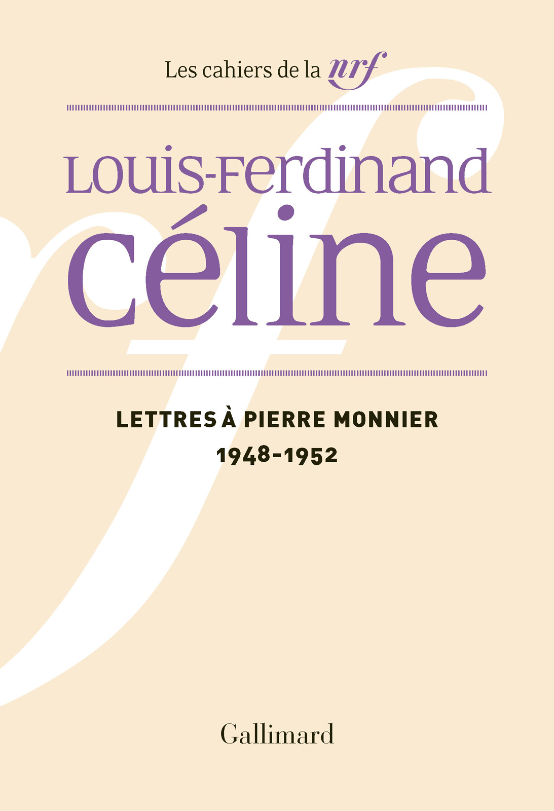 Lettres à Pierre Monnier