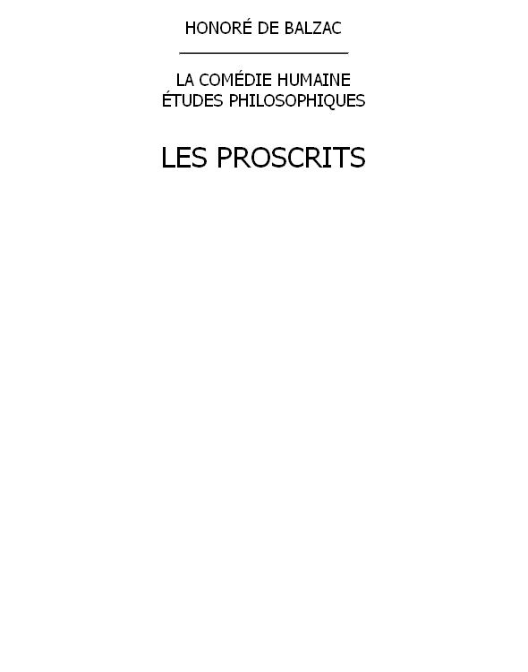 Les Proscrits