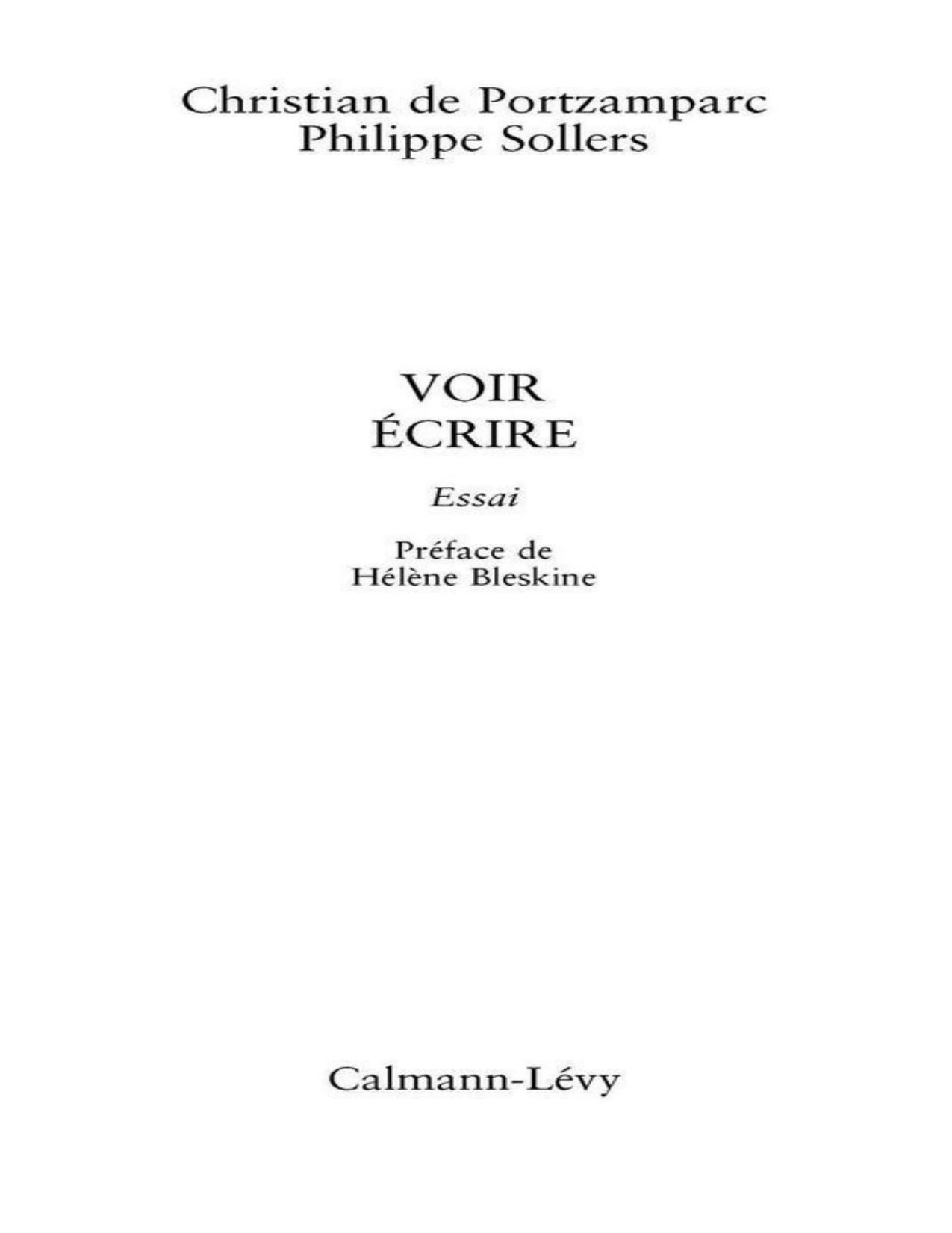 Voir Écrire