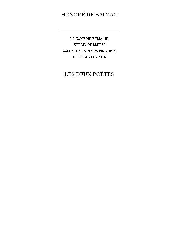 Les Deux Poètes