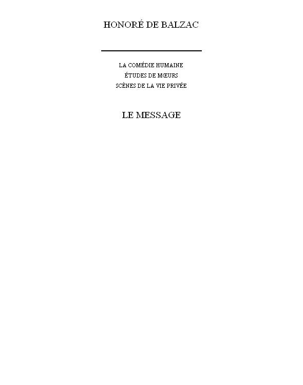 Le Message