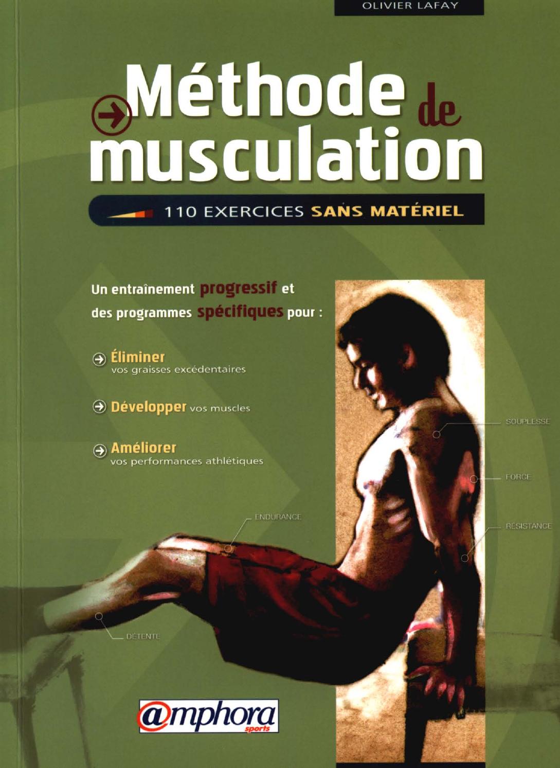 Méthode de musculation - 110 exercices sans matériel
