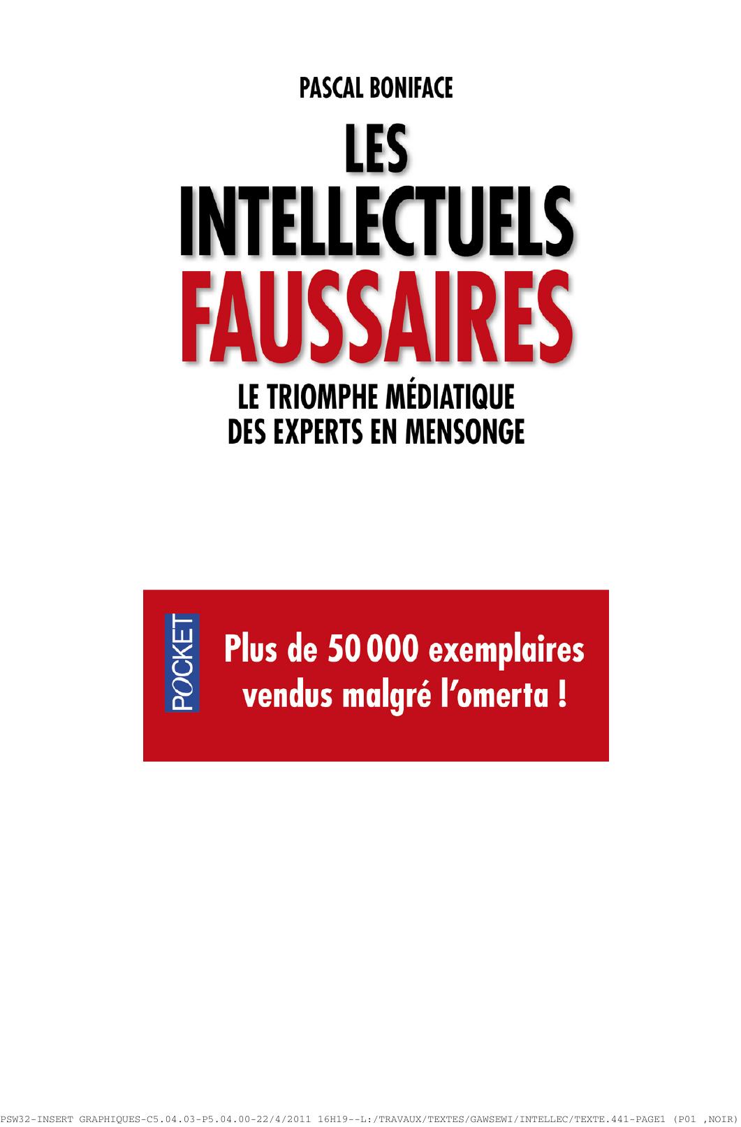 Les intellectuels faussaires