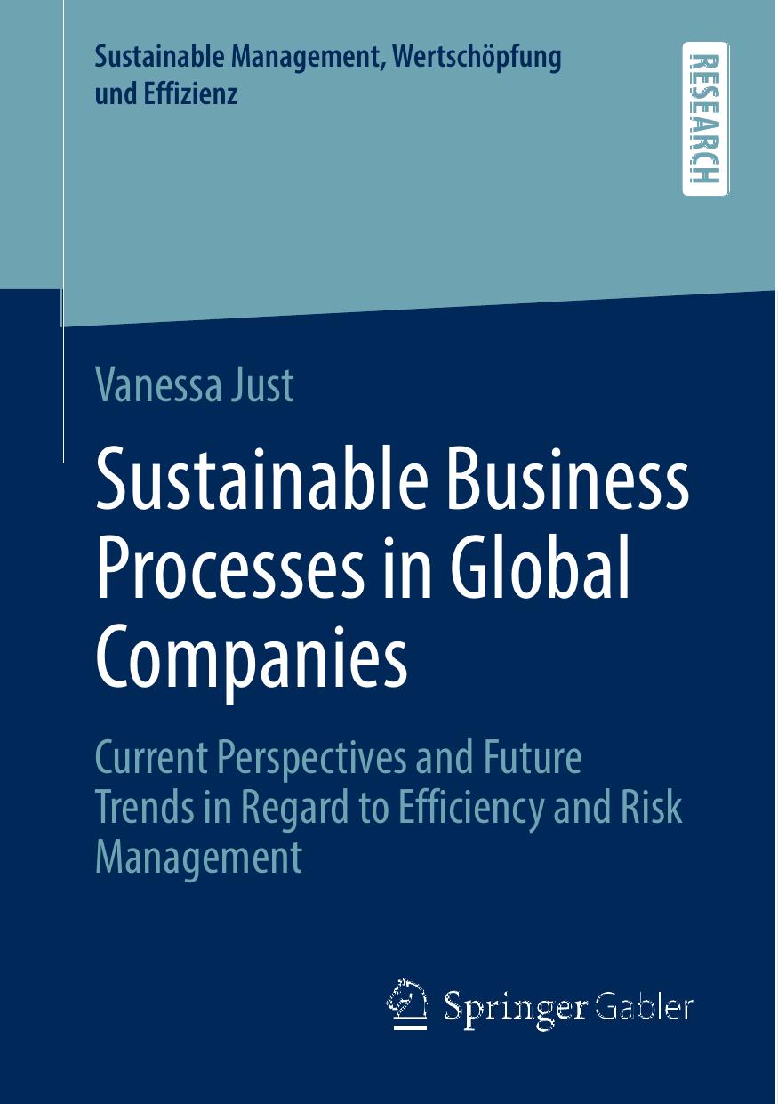 Sustainable Business Processes in Global Companies Current Perspectives and Future Trends in Regard to Efficiency and Risk...
